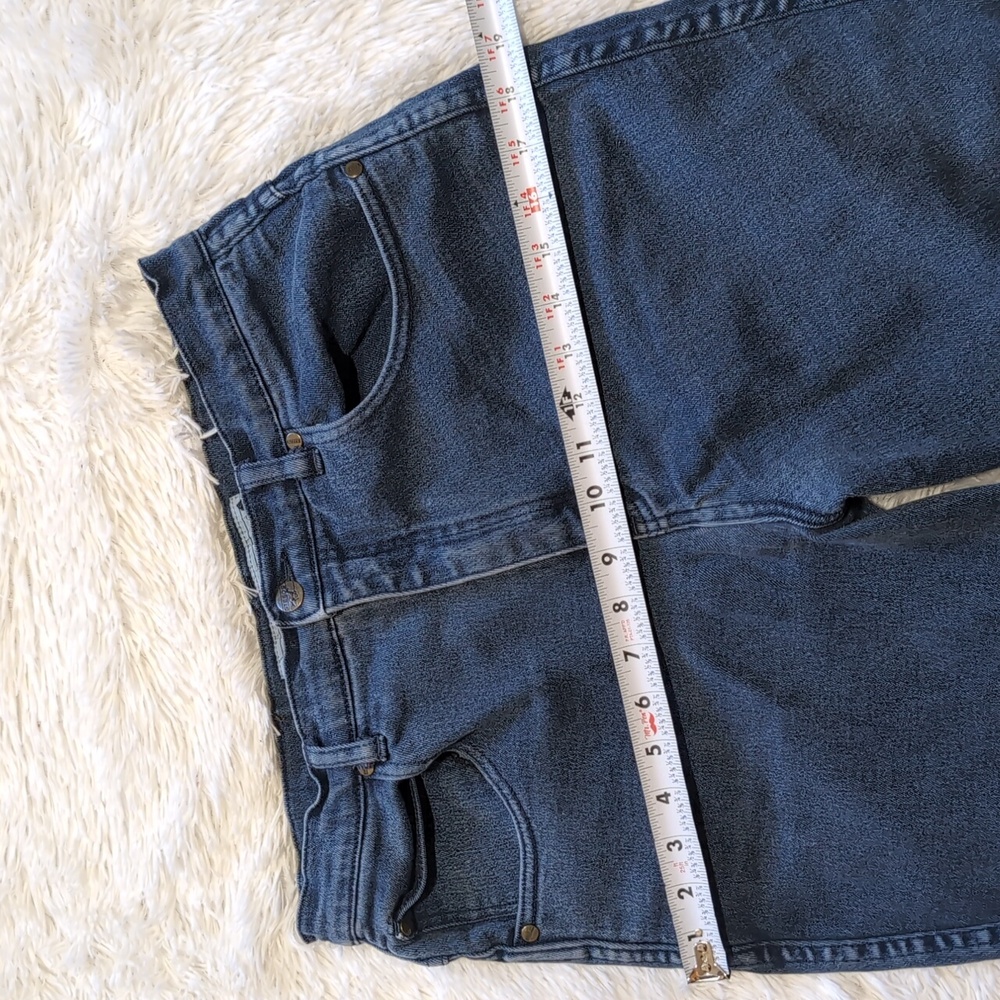Y2K Vintage Steeds Riding Wear High Waist Stretch Denim Knee Patch Jeans - Picture 12 of 14